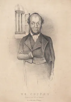 A pencil sketch of a man