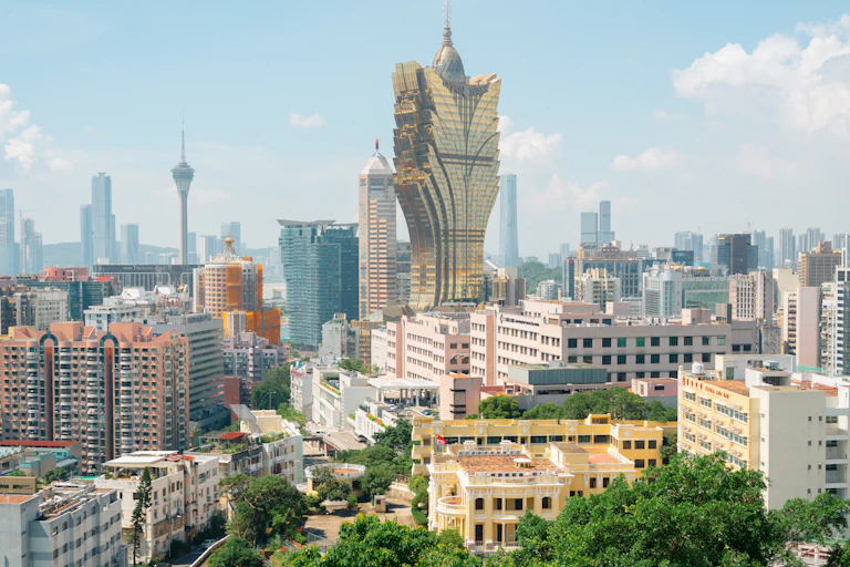 Macau's skyline.