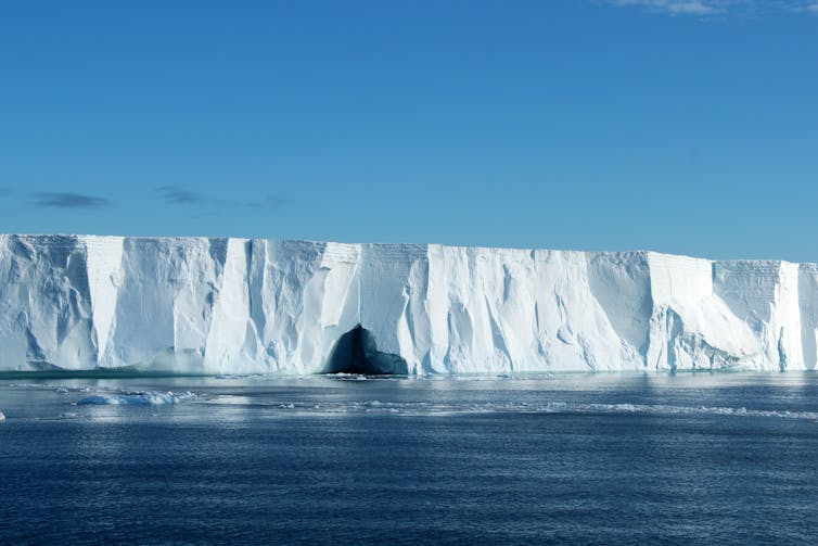 ice shelf in Antarctica