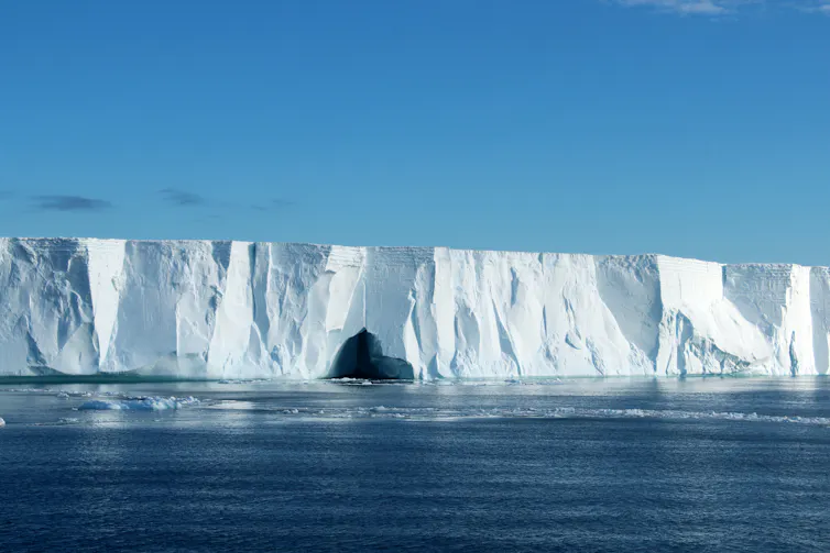 ice shelf in Antarctica