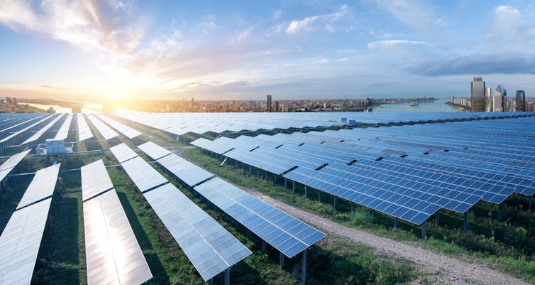 Solar farm in Shanghai