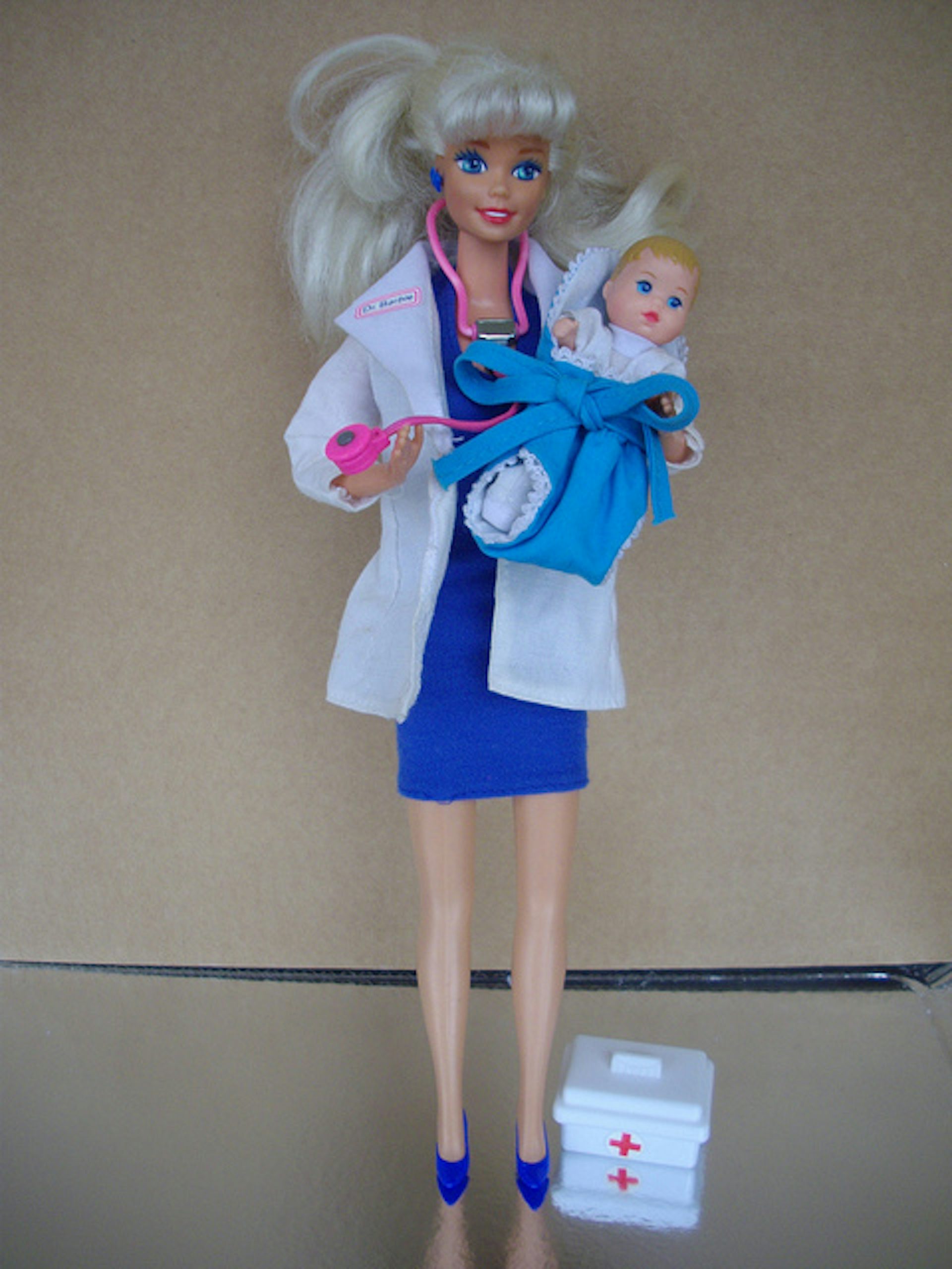 dr barbie with babies