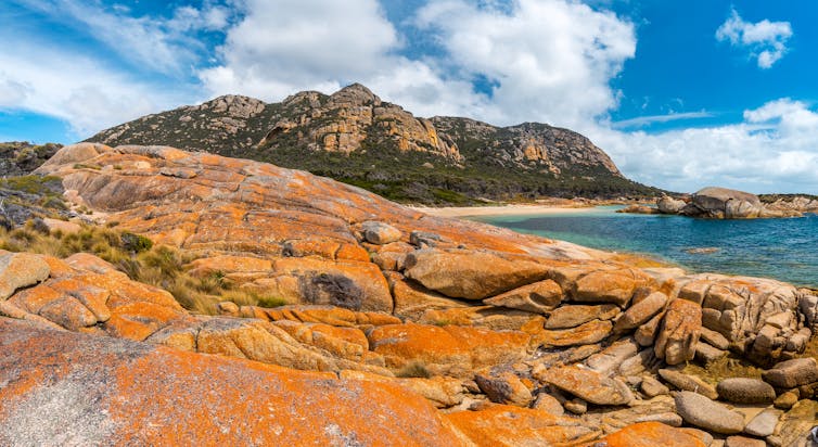 Rocks and sea