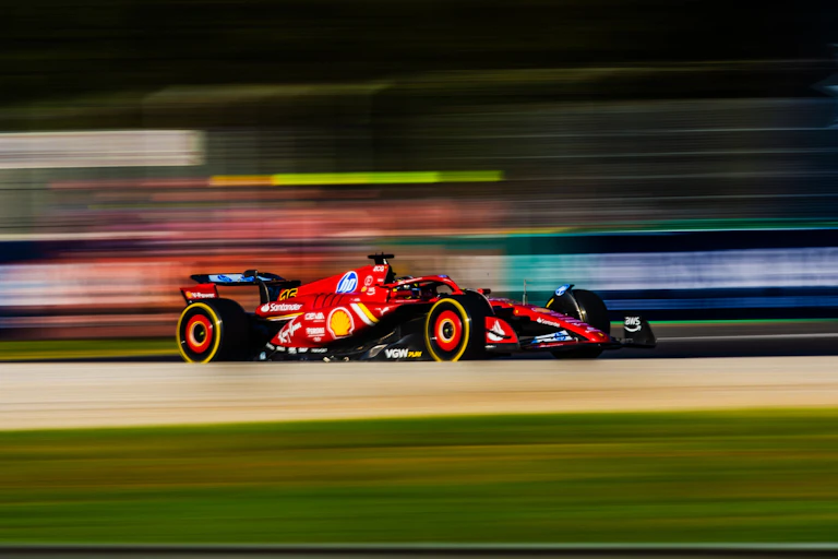 Charles Leclerc of Monaco and Scuderia Ferrari during Formula One Italian Grand Prix.