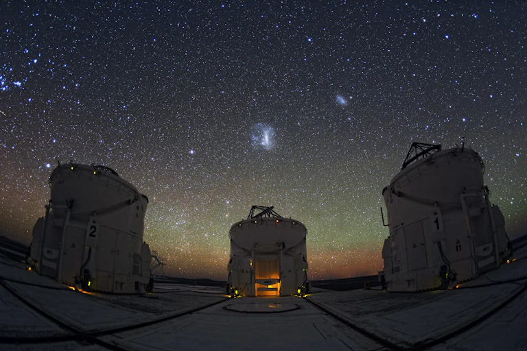 Telescopes in the Atacama desert in Chile
