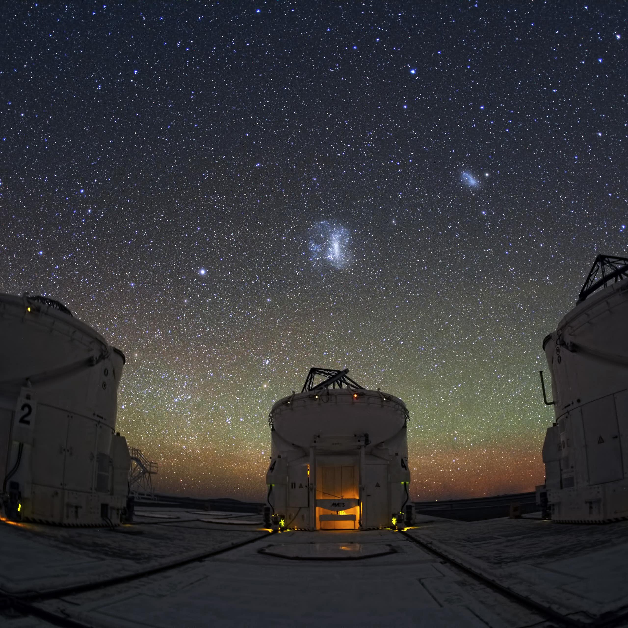 Telescopes in the Atacama desert in Chile
