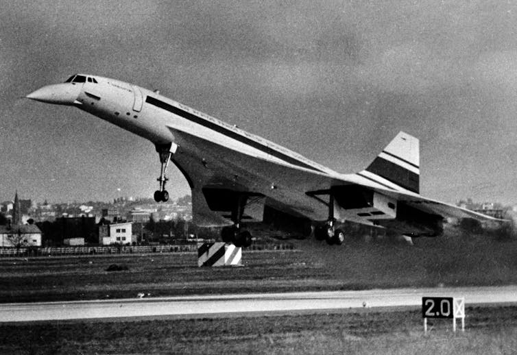 Concorde on runway