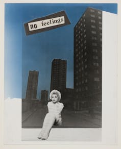 Brutalism: Oscar-nominated movie has revived passion in a debatable architectural legacy 2 A poster of a woman sitting beneath some soulless brutalist architecture.