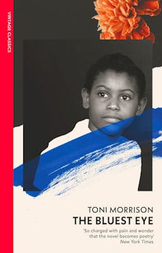 book cover: The Bluest Eye