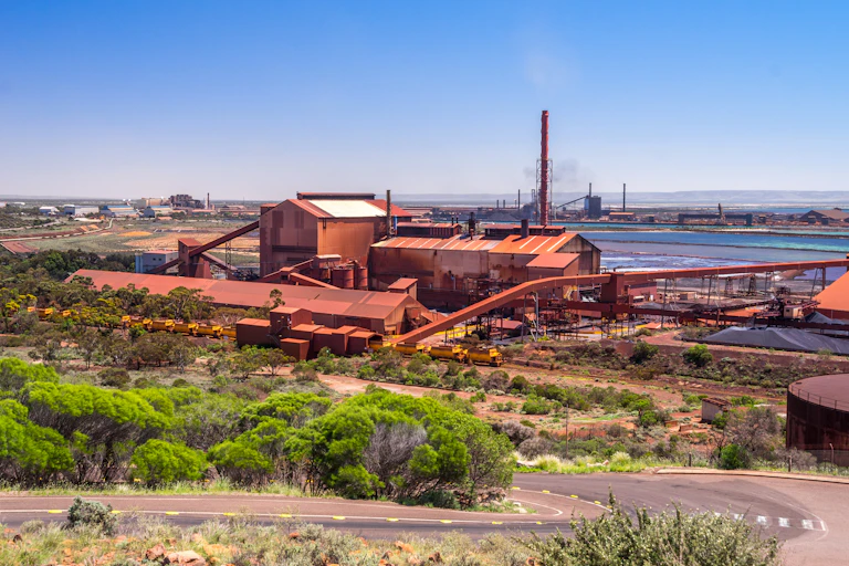 General view of Whyalla steelworks