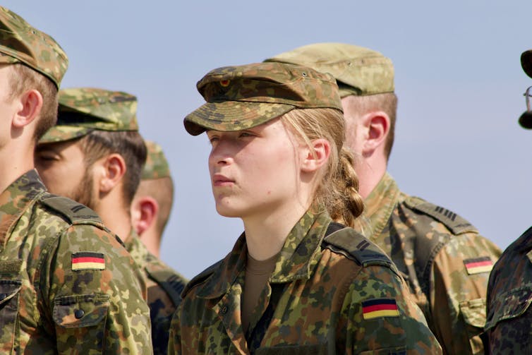 german soldiers in camouflage gear