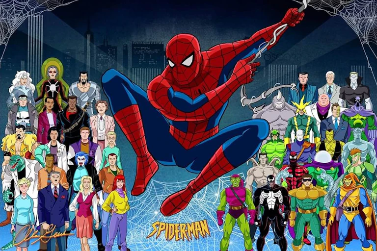 Cartel de 'Spider-Man: the animated series'.