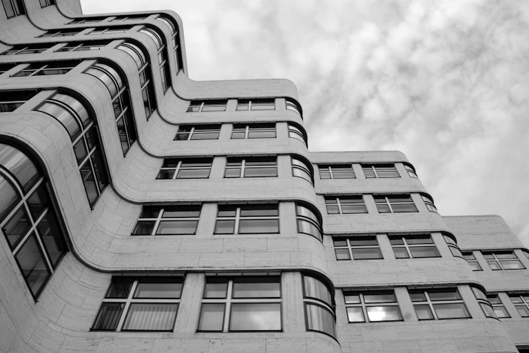 A Bauhaus building in Berlin.