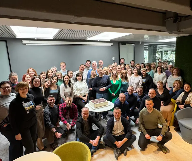 A group photo of the members of Regno Italia