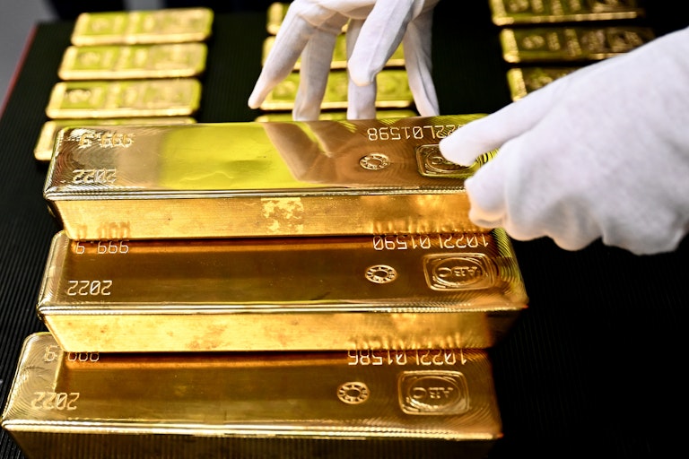 Picture of gold bars
