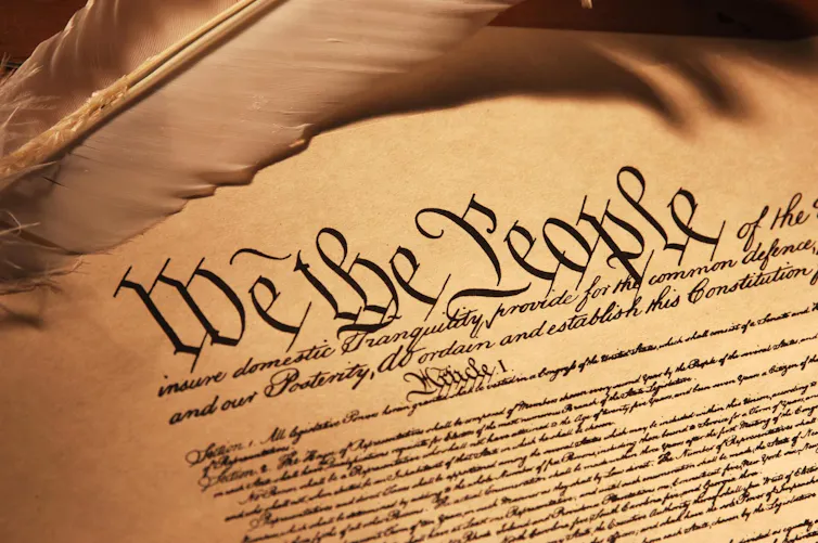 Image of the US constitution