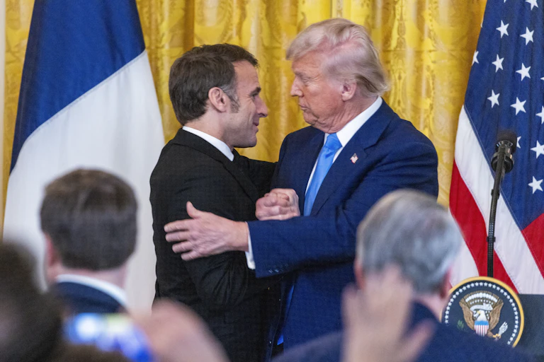 Macron and Trump.