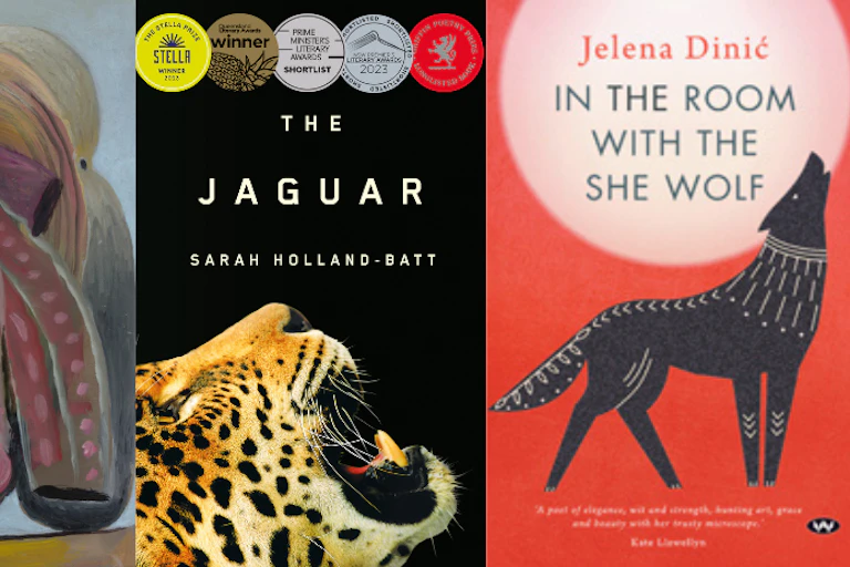 four poetry book covers