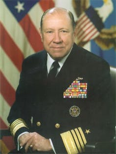 A man in a military uniform.