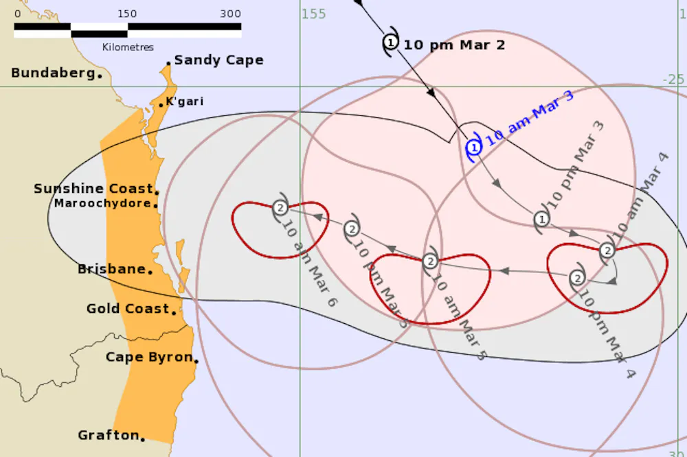 Australia: Cyclone Alfred is the first in 50 years to strike so south ...