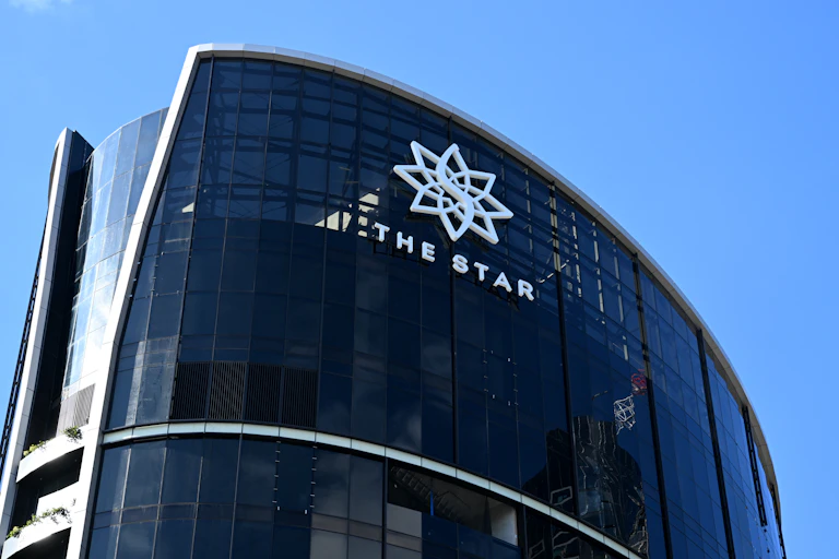 A general view of the Queen’s Wharf precinct and Star Brisbane Casino