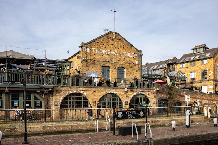 The exterior of live music venue Dingwall's in Camden, London.