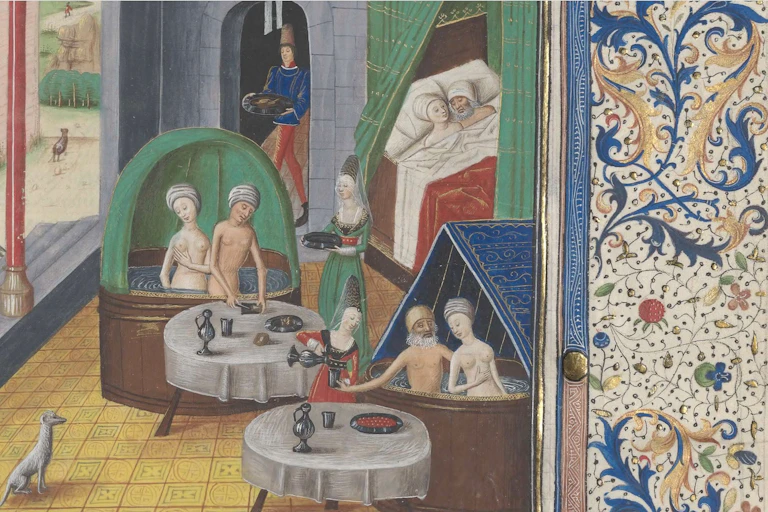 Miniature tirée du Livre de Valère Maxime, Bibliothèque de l’Arsenal, Paris, XVe siècle.