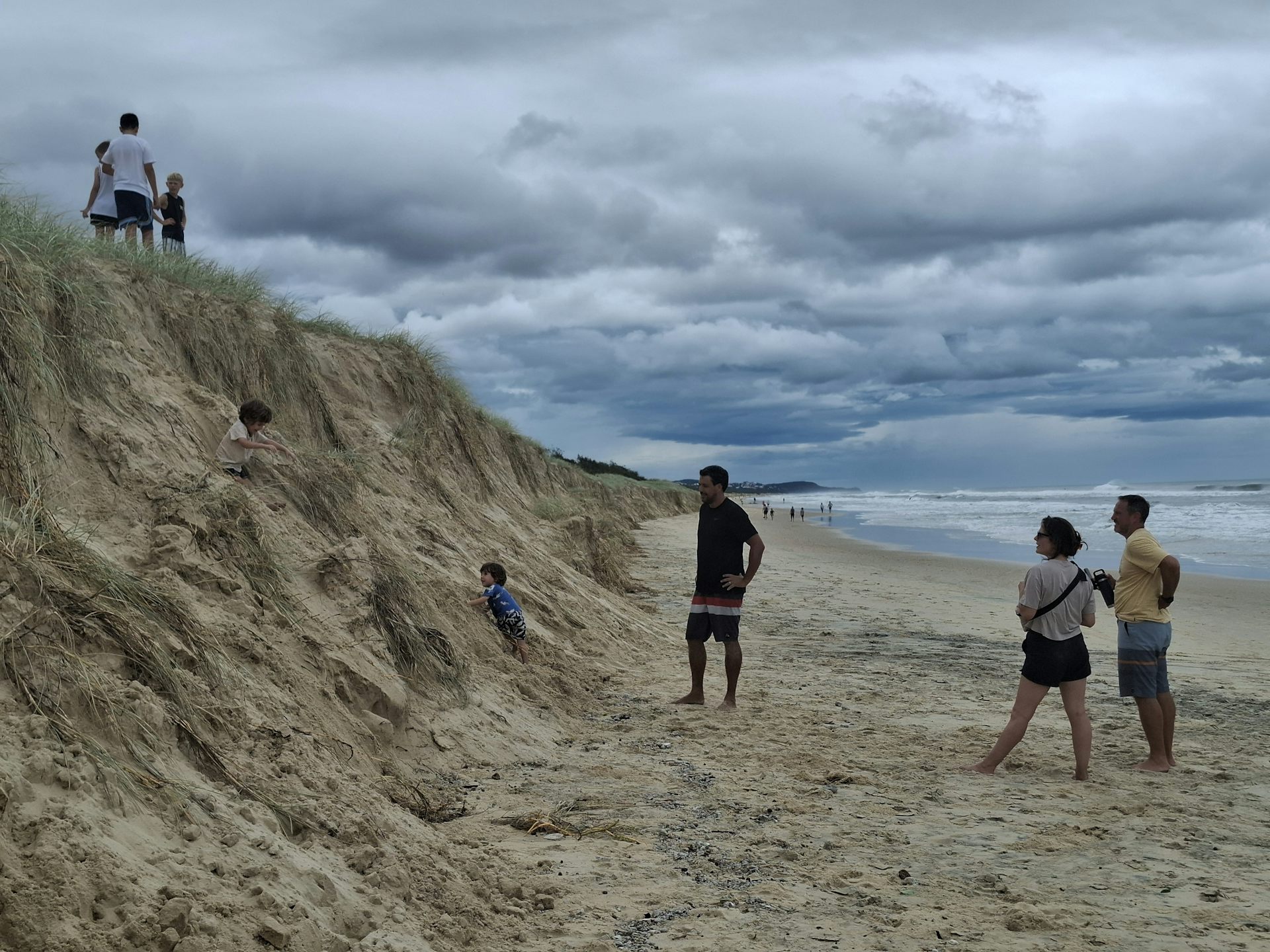 beach erosion on sunshine coast
