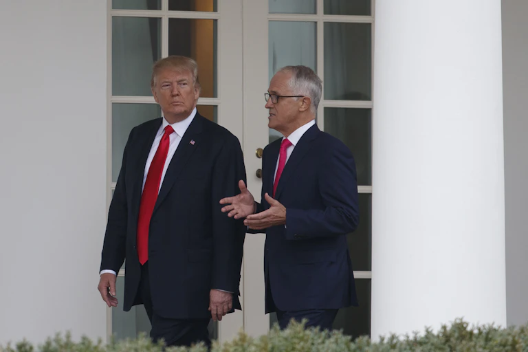 Donald Trump and Malcolm Turnbull