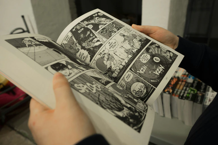 manga en gros plan