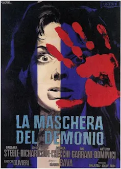 El póster de la película UAN en el que la mujer dibujada muestra una mano roja.