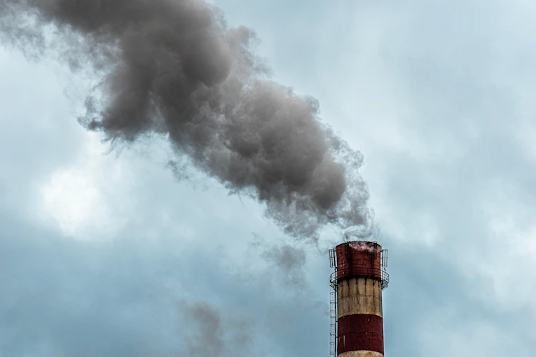 A smokestack.
