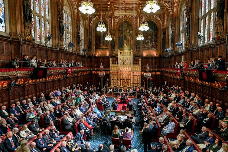 Peers in the House of Lords