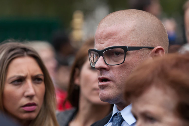 Close up headshot of Heston Blumenthal.