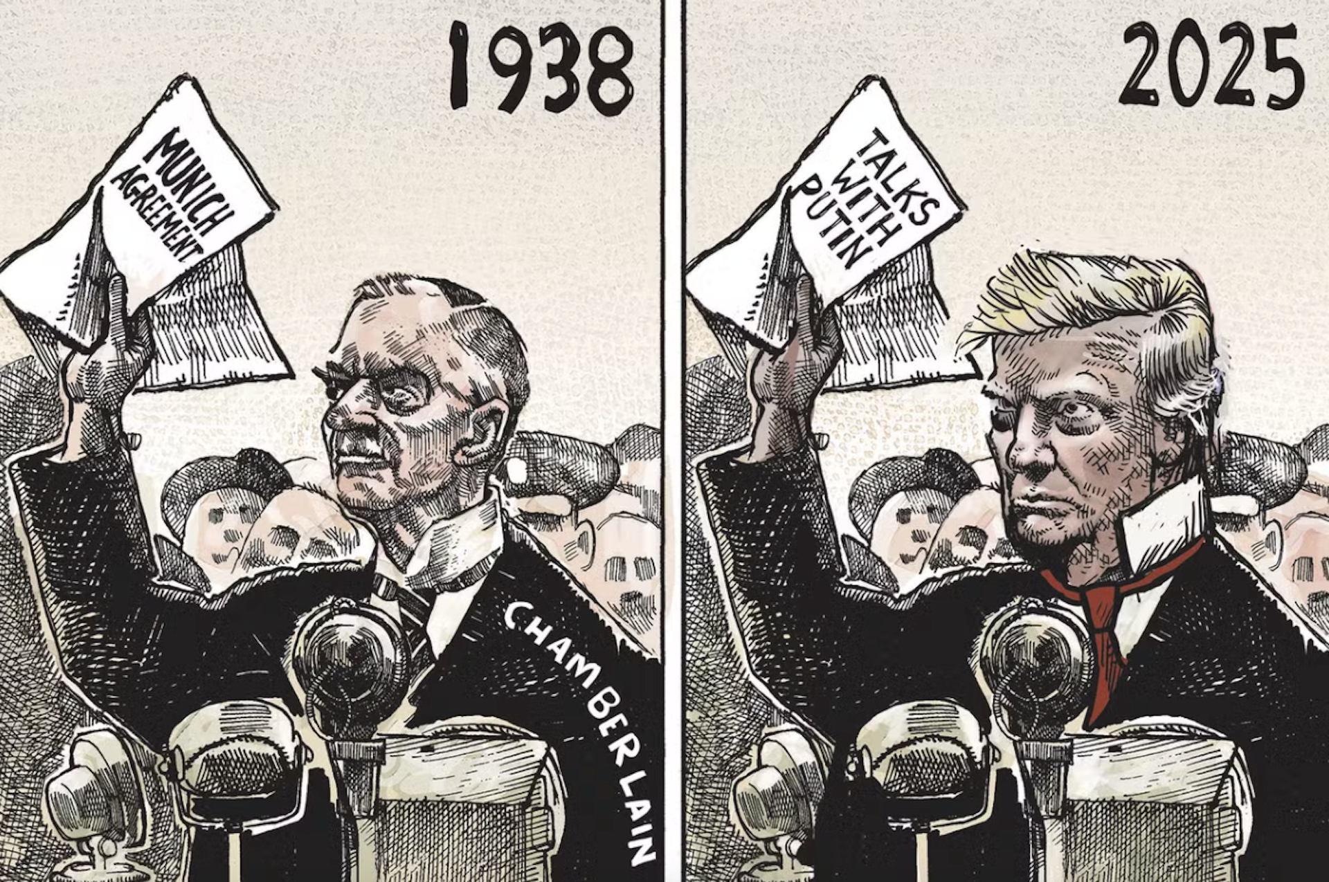 De Munich 1938 à Trump 2025, des Sudètes au Donbass, quelles leçons de l’histoire ?