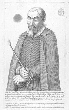 Retrato de Miguel Molinos de Johann Hainzelman.