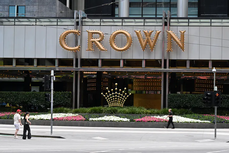 Crown casino signage