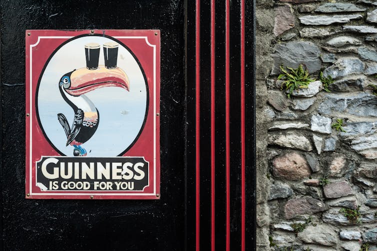 vintage poster with the slogan guinness is good for you