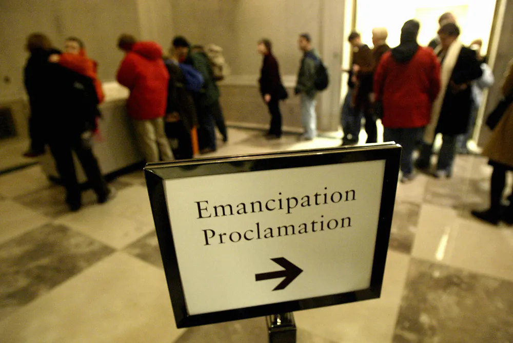 Emancipation Sign Fires, wars and bureaucracy: The tumultuous journey to…