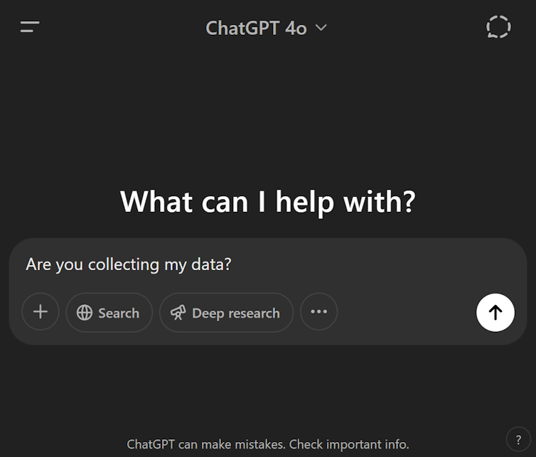 Computer message popup: What can I help with?