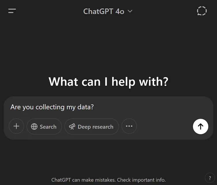 Computer message popup: What can I help with?
