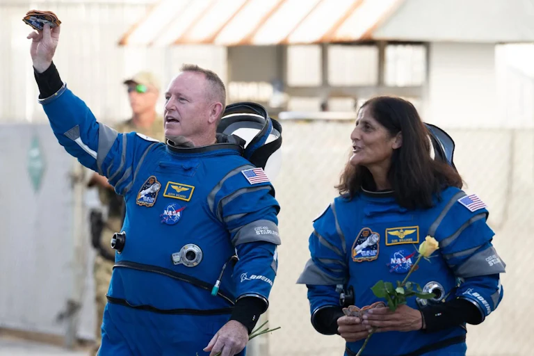 Butch Wilmore and Suni Williams