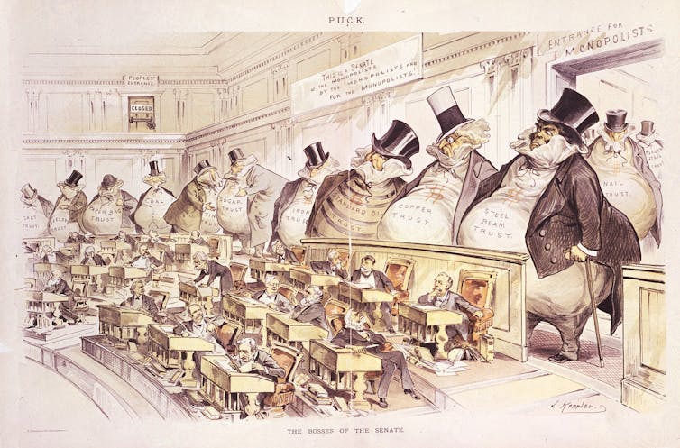 A political cartoon