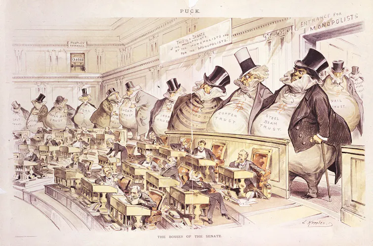 A political cartoon