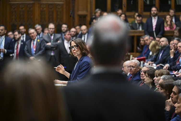 Liz Kendall speaking in the House of Commons