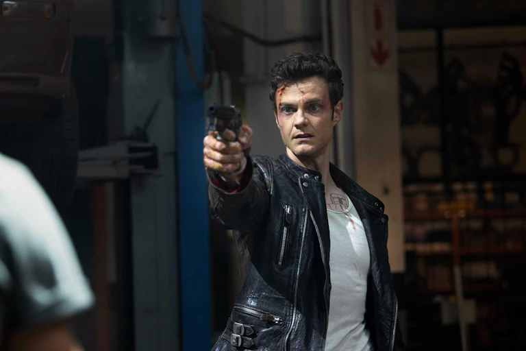 A still from the movie Novocaine.