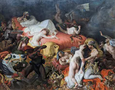 _La muerte de Sardanápalo_, de Eugène Delacroix (1827).