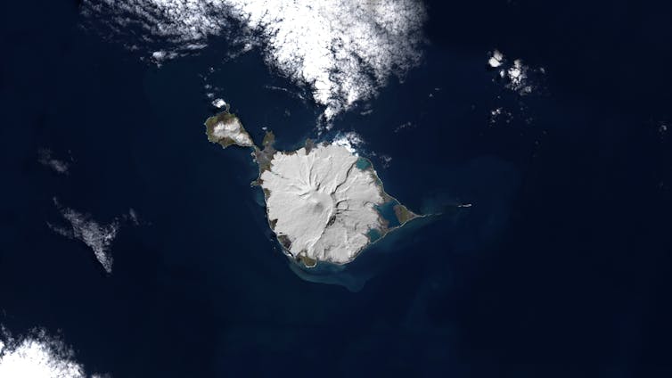 heard island satellite image.