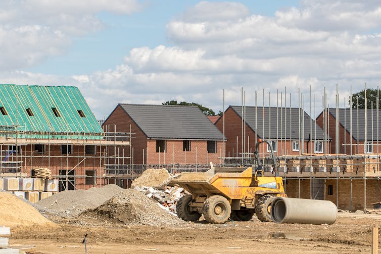 House building site.