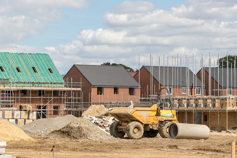 House building site.